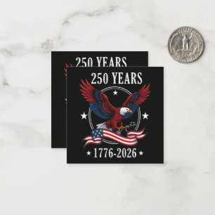 Eagle And Flag 250 Years 1776-2026 250th Card