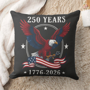 Eagle And Flag 250 Years 1776-2026 250th Cushion