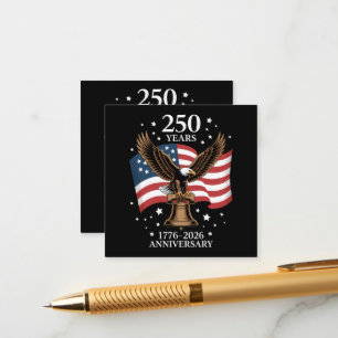 Eagle and Flag 250 Years of America 1776-2026 Enclosure Card