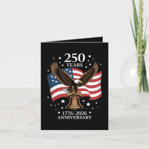 Eagle and Flag 250 Years of America 1776-2026 Holiday Card