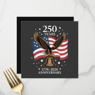 Eagle and Flag 250 Years of America 1776-2026 Menu