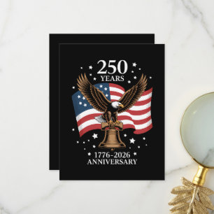Eagle and Flag 250 Years of America 1776-2026 Thank You Card