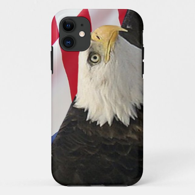 Eagle and Flag Case-Mate iPhone Case (Back)