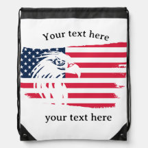 eagle and flag