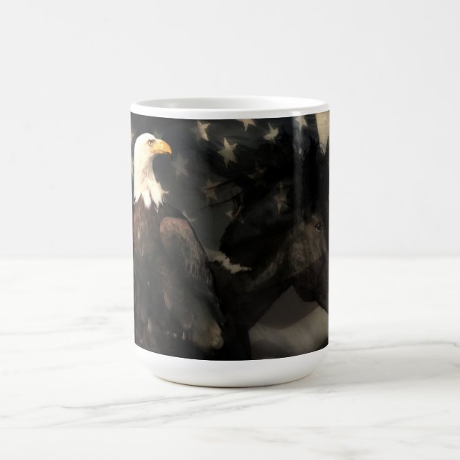 Eagle and Mustang Mug (Center)
