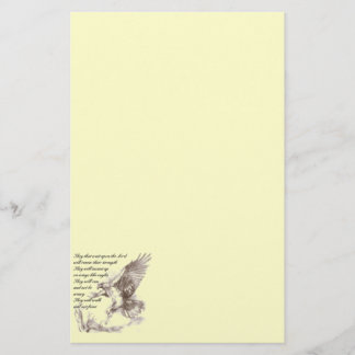 Eagle and Scripture Stationery