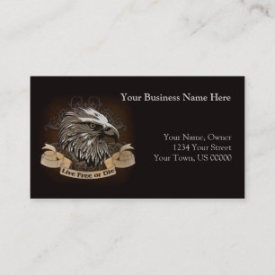 Eagle and Scroll Business Card