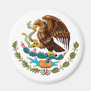 Eagle and snake Mexico Emblem for Mexicans Magnet