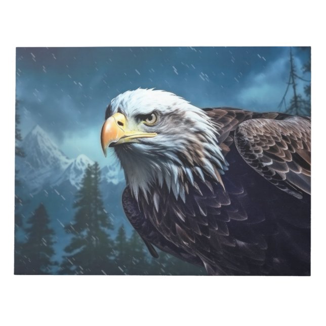Eagle Animal Bird Majestic Wilderness  Notepad (Front)