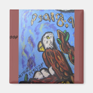 Eagle art magnet