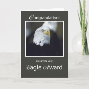 Eagle Award, Congratulations Card