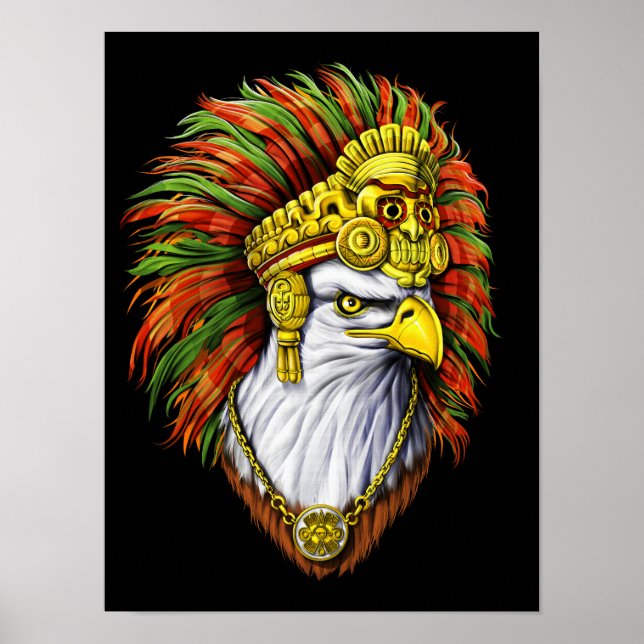Eagle Aztec Warrior Poster (Front)