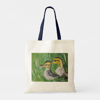 Eagle/Baby Mallards tote Bag