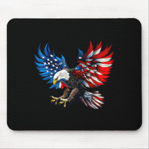 Eagle Bald 1776-2026 250 Years American 250th 4th Mouse Mat