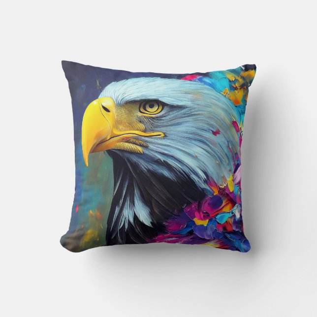 Eagle Bald eagle Animal Discovery Adventure Nature Cushion (Front)