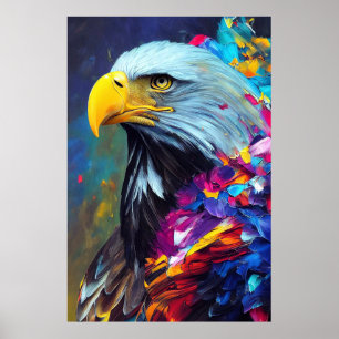 Eagle Bald eagle Animal Discovery Adventure Nature Poster