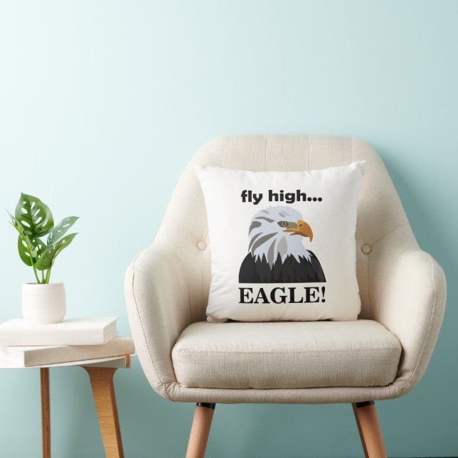 Eagle Bald Eagle Fly High Eagle Cushion (Chair)