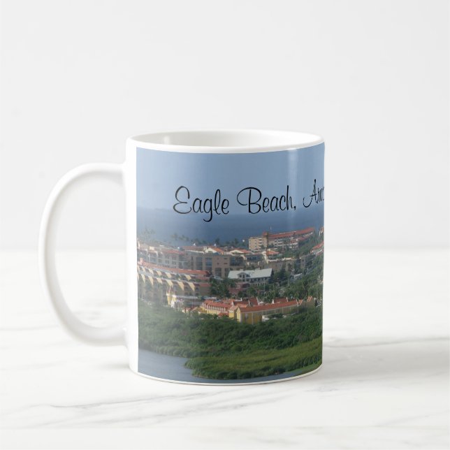 Eagle Beach, Aruba Coffee Mug (Left)