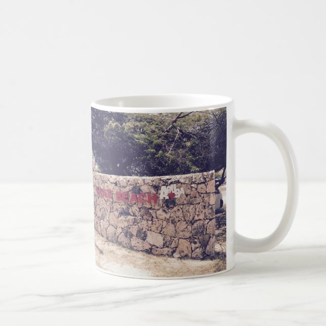 Eagle Beach - White 11 oz Classic White Mug (Right)