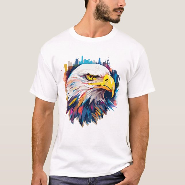 Eagle Bird Animal World Wildlife Beauty Discovery T-Shirt (Front)
