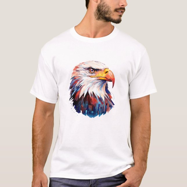 Eagle Bird Animal World Wildlife Beauty Discovery T-Shirt (Front)