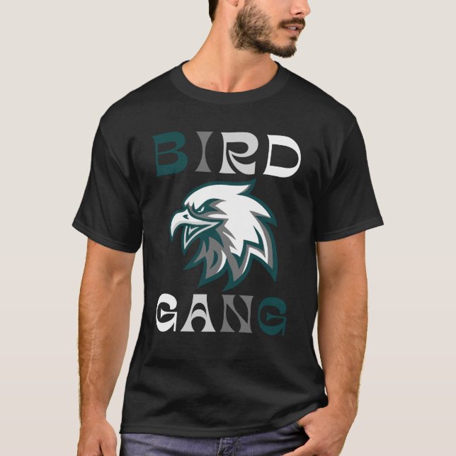 Eagle Bird Gang Funny Philadelphia T-Shirt (Front)