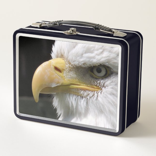EAGLE BIRD OF PREY   METAL LUNCH BOX (Front)