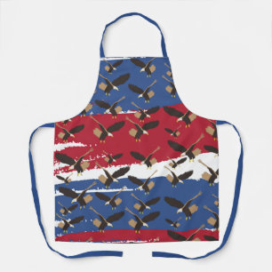 Eagle Bird USA Patriotic American Flag  Apron