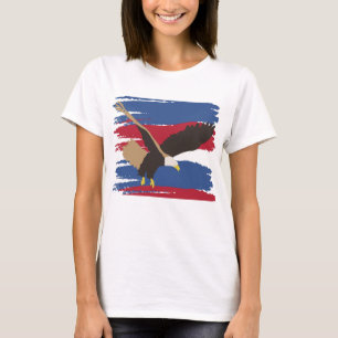Eagle Bird USA Patriotic American Flag T-Shirt