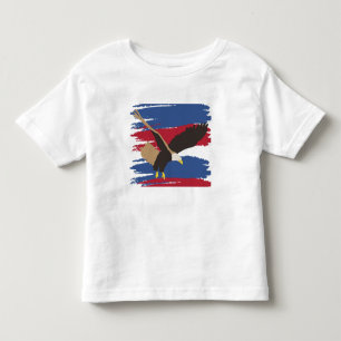 Eagle Bird USA Patriotic American Flag Toddler T-Shirt