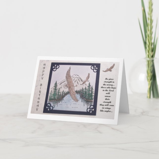 Eagle Birthday Card (Front)