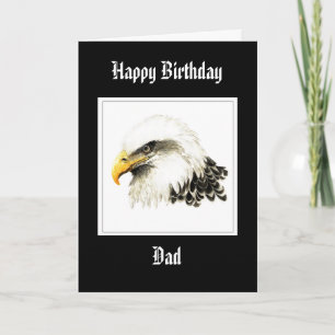 Eagle - Birthday Dad,  Funny Military Card