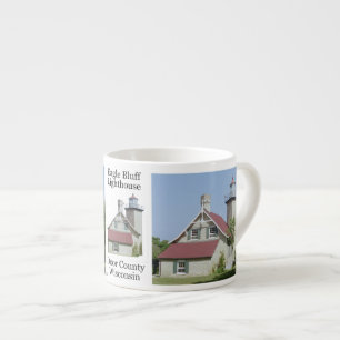 Eagle Bluff Lighthouse espresso mug