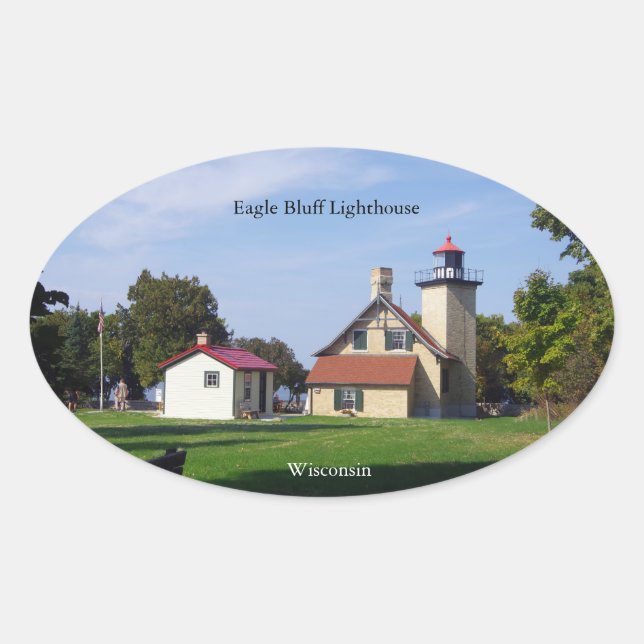 Eagle Bluff Lighthouse sticker (Front)