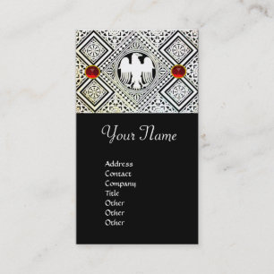 EAGLE , bright RED RUBY Business Card