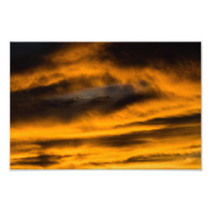 eagle burnout photo print