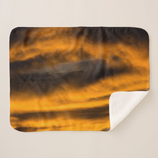 eagle burnout sherpa blanket (Front (Horizontal))