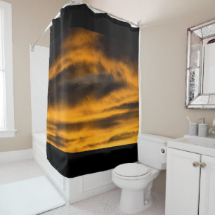 eagle burnout shower curtain