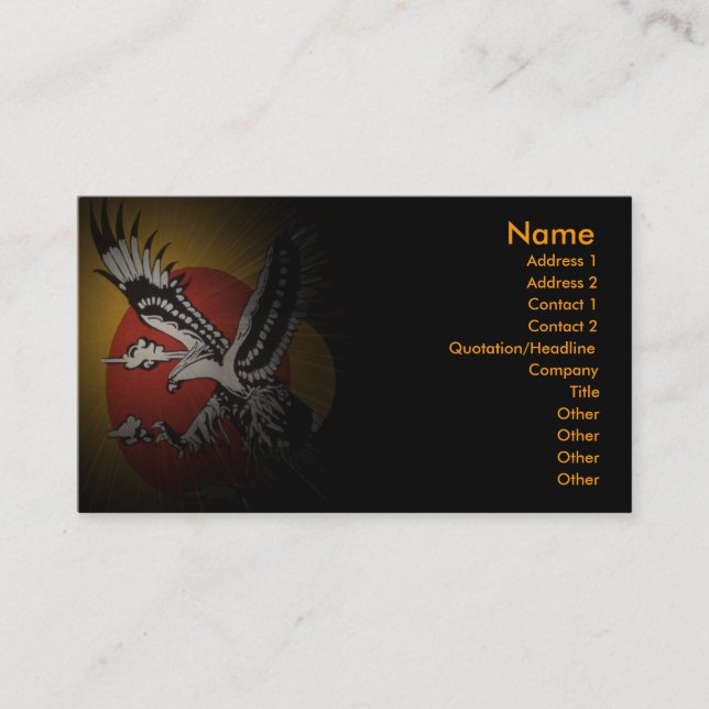 Eagle Business Card (Front)