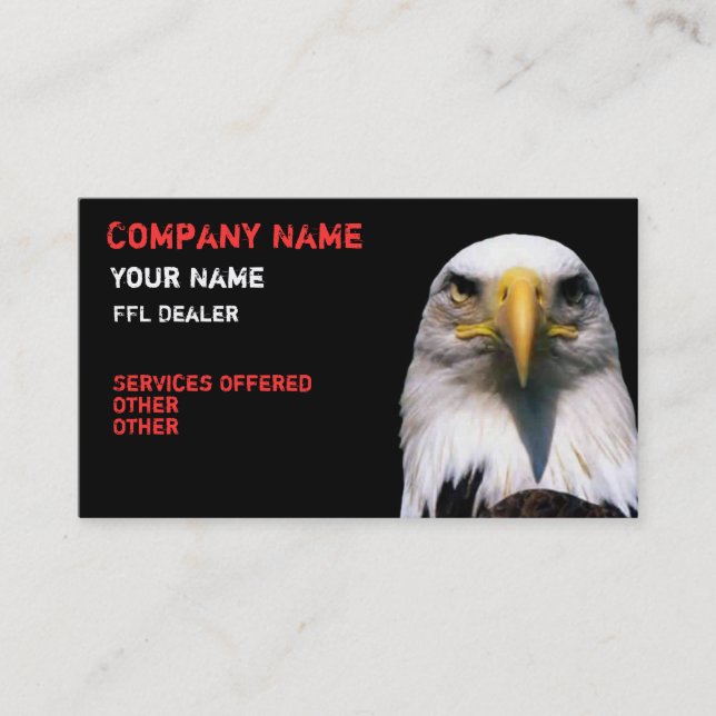 eagle business card (Front)