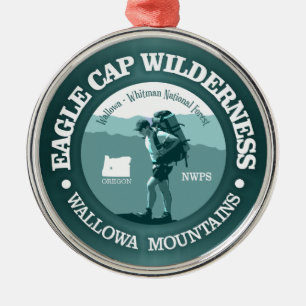 Eagle Cap Wilderness (T) Metal Tree Decoration