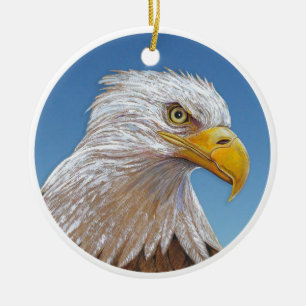 Eagle Ceramic Tree Decoration