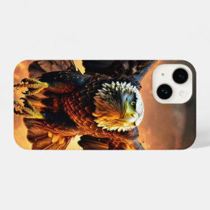 "Eagle Chase iPhone 14/13 Case: Fierce Protection iPhone 14 Case