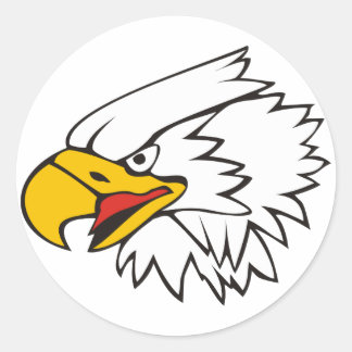 Eagle Classic Round Sticker