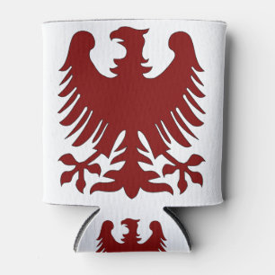 Eagle Coat Arms Phoenix Maroon Nobility Heraldic Can Cooler