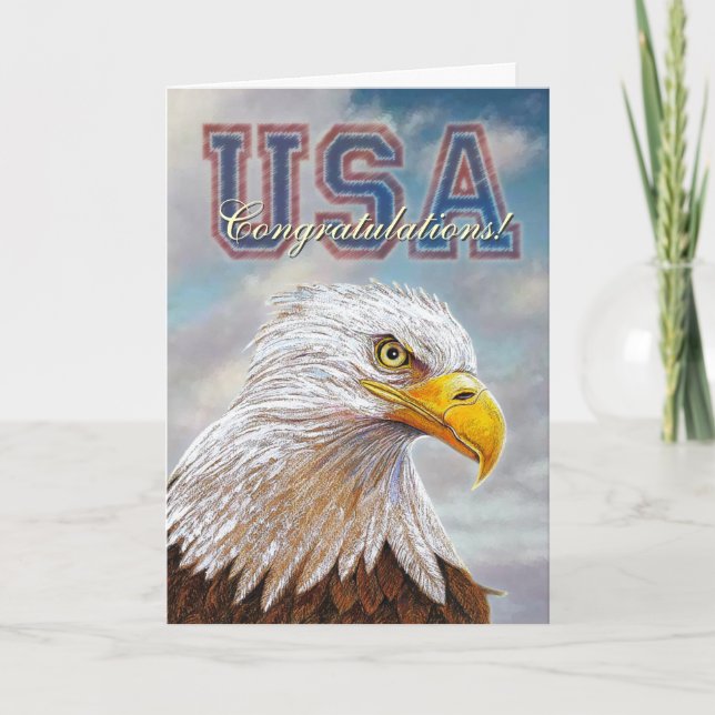 Eagle Congratulations Card (Front)
