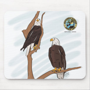 Eagle Couple Artwork Mousepad