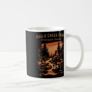 Eagle Creek Park Indianapolis Indiana Vintage Hiki Coffee Mug