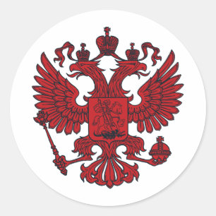 eagle crest classic round sticker