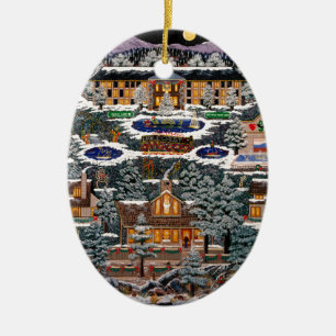 Eagle Crest Resort Ceramic Tree Decoration